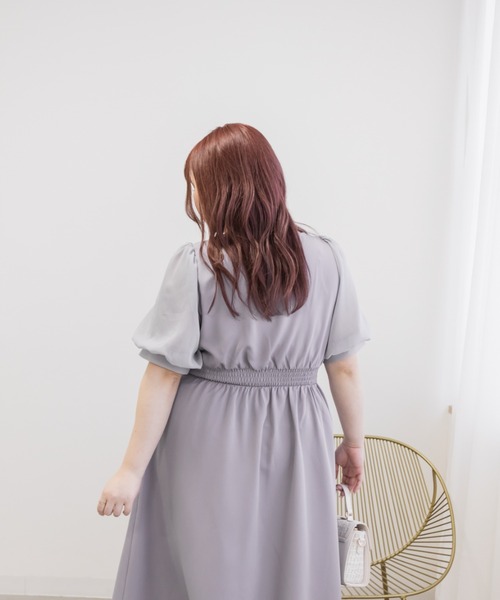 「CLETTE」 半袖ワンピース LL ピンク レディース_画像7