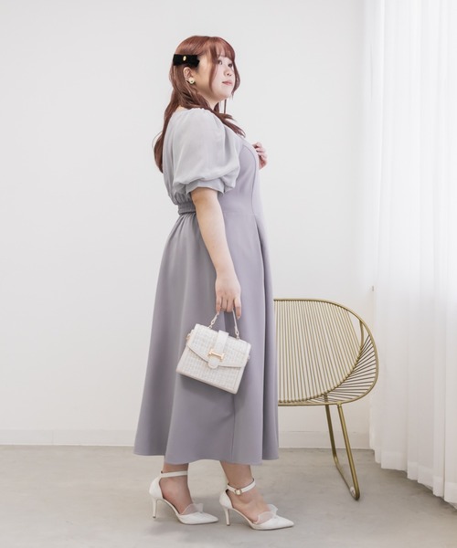 「CLETTE」 半袖ワンピース LL ピンク レディース_画像8