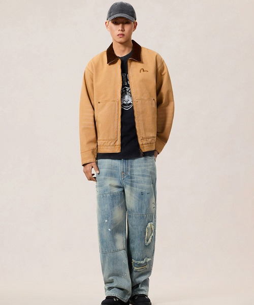 ジーンズ EJ， 5P DISTRESSED JEANS メンズの画像