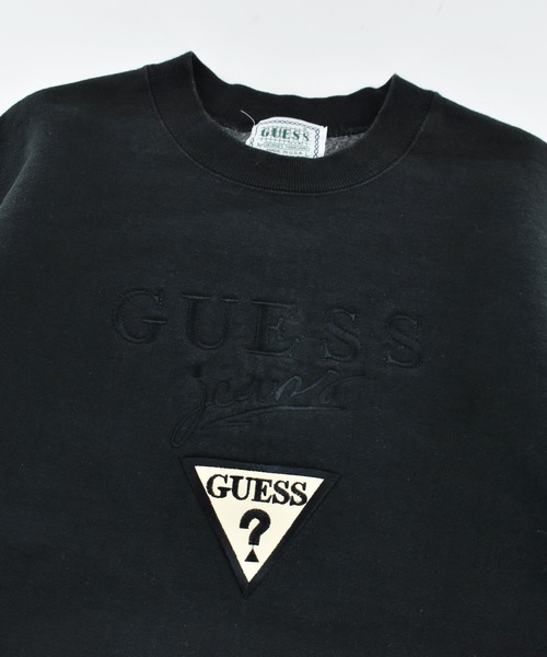 トレーナー90s USA製 ゲス GUESS 刺繍ロゴ スウェット ネイビー紺色 GUESS - トレーナー90s USA製 ゲス GUESS 刺繍ロゴ スウェット