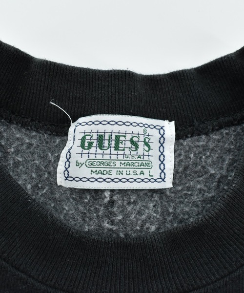 トレーナー90s USA製 ゲス GUESS 刺繍ロゴ スウェット ネイビー紺色 GUESS - トレーナー90s USA製 ゲス GUESS 刺繍ロゴ スウェット