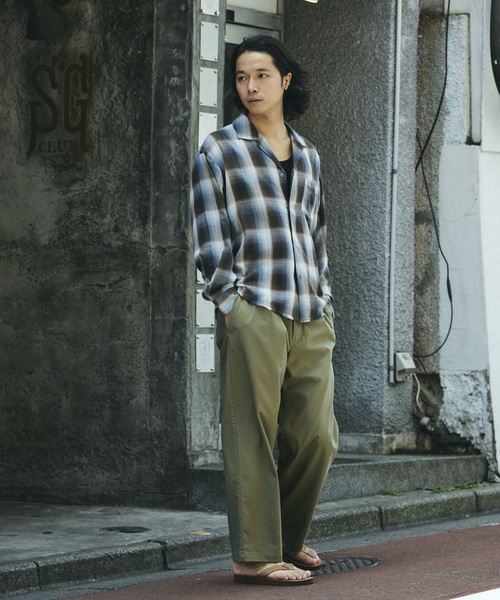 「JOURNAL STANDARD relume」 長袖シャツ MEDIUM アイボリー メンズ_4