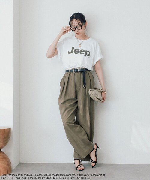 tシャツ 予約「大人のロゴTシャツ」Jeep Tee レディースの画像