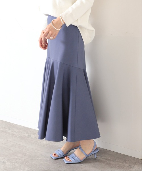 「VERMEIL par iena」 フレアスカート 38 ネイビー レディース_画像2