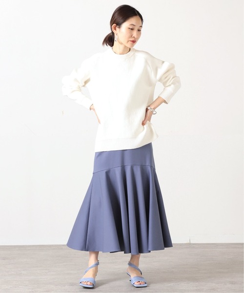 「VERMEIL par iena」 フレアスカート 38 ネイビー レディース_画像5