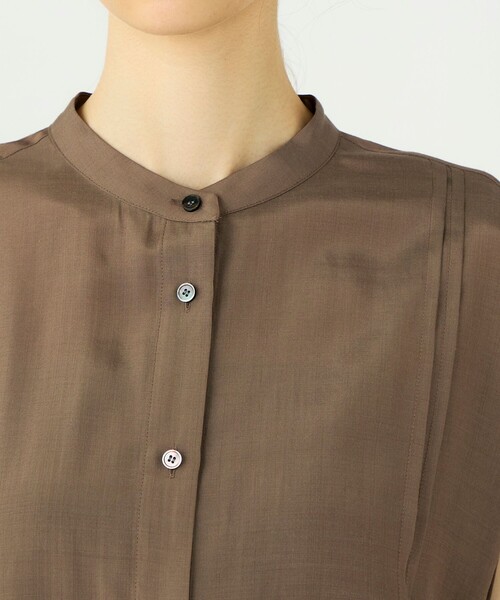 Ballsey（ボールジィ） ブラウス シャツ 半袖 シルキーブロード