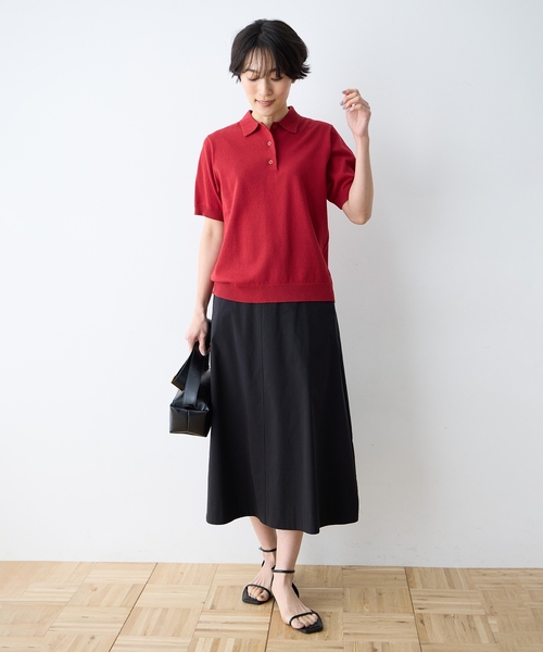 DECOY SINCE 1981 tシャツ 半袖 ポロカラーサマーニット「ハンド