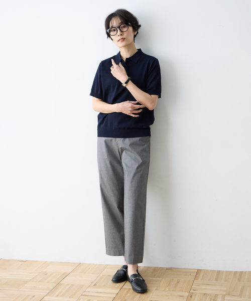 DECOY SINCE 1981 tシャツ 半袖 ポロカラーサマーニット「ハンド