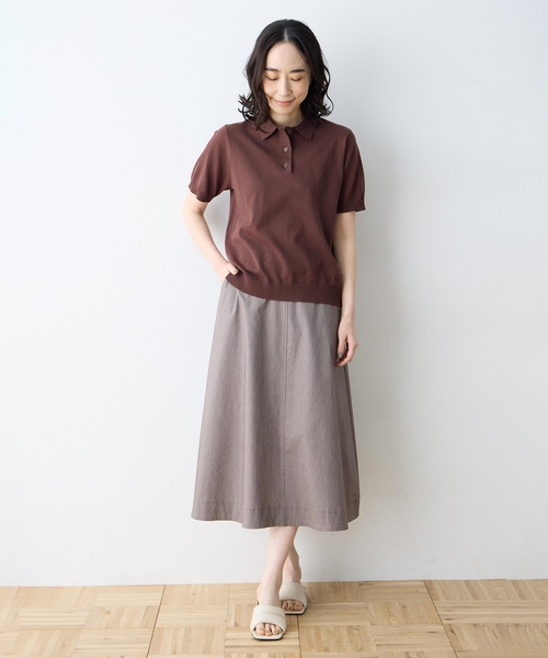 DECOY SINCE 1981 tシャツ 半袖 ポロカラーサマーニット「ハンド
