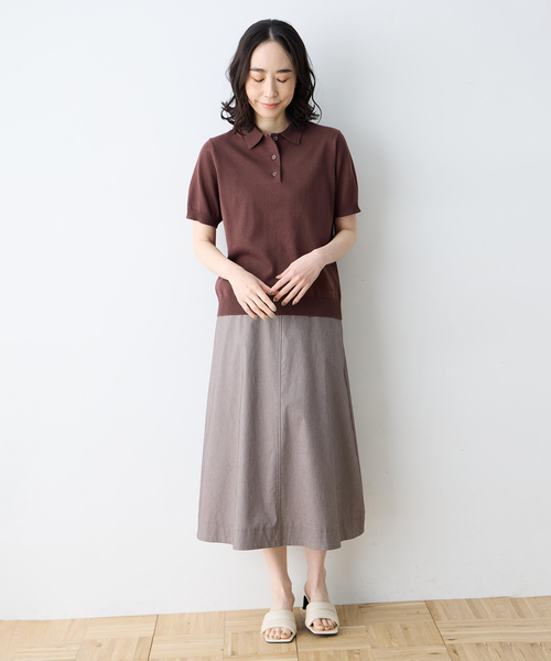DECOY SINCE 1981 tシャツ 半袖 ポロカラーサマーニット「ハンド