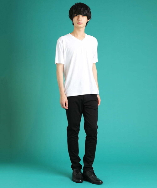 「MK MICHEL KLEIN HOMME 」 半袖Tシャツ 51 ブラック メンズ_画像5
