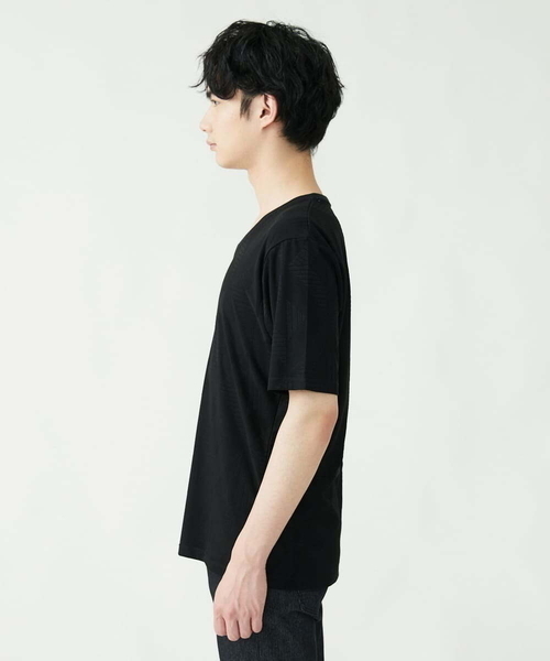 「MK MICHEL KLEIN HOMME 」 半袖Tシャツ 51 ブラック メンズ_画像9
