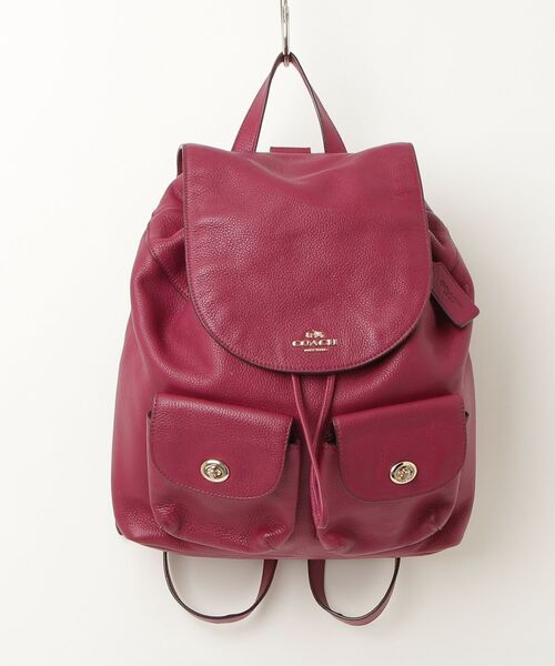 COACH（コーチ） ビリー バックパック - パープル レディース
