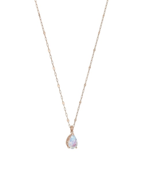 ネックレス K10PG ブルームーンストーン ネックレス レディースの画像