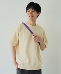 サマーニット セーター ニット ポリメッシュニ...の詳細画像3