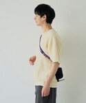 サマーニット セーター ニット ポリメッシュニ...の詳細画像4