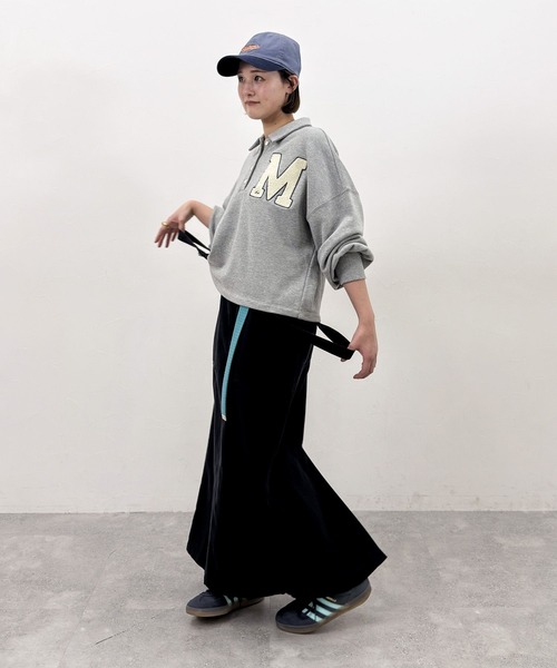 「niko and...」 スウェットカットソー LARGE ネイビー レディース_画像5