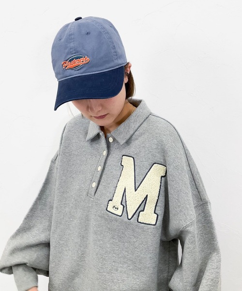 「niko and...」 スウェットカットソー LARGE ネイビー レディース_画像6