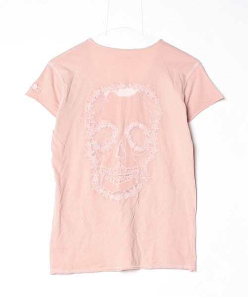 「ZADIG&VOLTAIRE」 半袖カットソー MEDIUM ピンク レディース_画像2