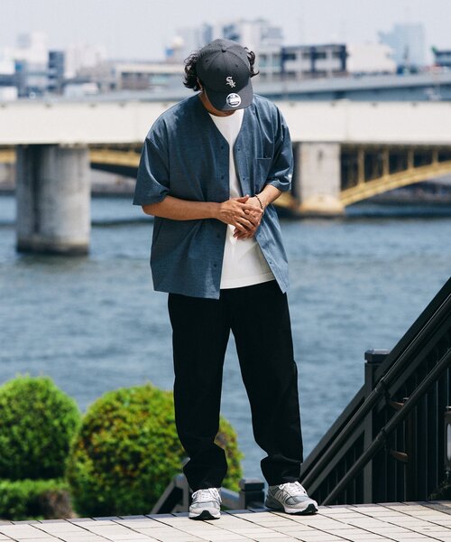 「JOURNAL STANDARD relume」 チノパンツ SMALL ブラック メンズ_画像2