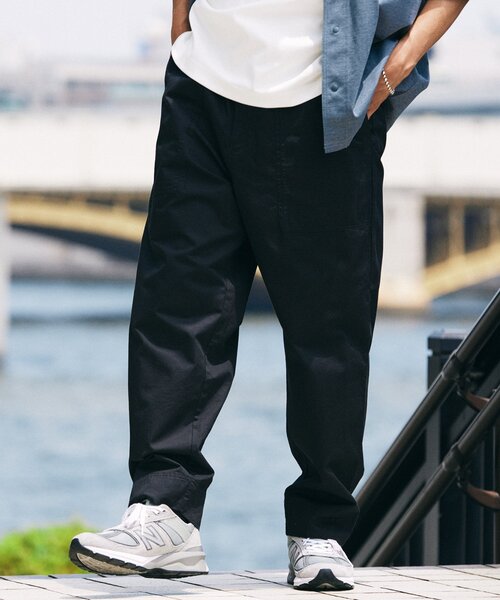 「JOURNAL STANDARD relume」 チノパンツ SMALL ブラック メンズ_画像8