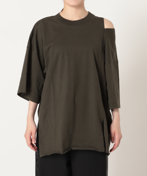 「CITYSHOP」 7分袖カットソー - グレー レディース_画像5