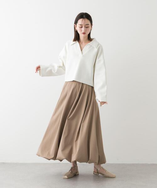 「SENSE OF PLACE by URBAN RESEARCH」 長袖カットソー ONE アイボリー レディース_画像6