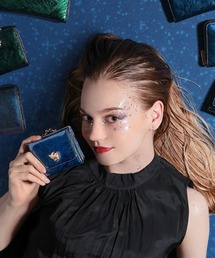 エナメル三つ折り財布 ブラック-165 エナメル三つ折り財布 ブラック-165 - メルカリ