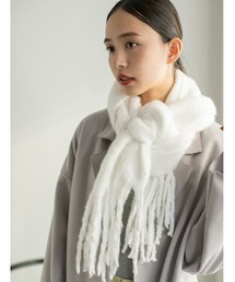 マフラー ソフトタッチフリンジストール :53109165:ZOZOTOWN