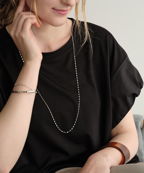 男の子向けプレゼント集結 ネックレス 「silver925」ロングペタルチェーンネックレス アクセサリー