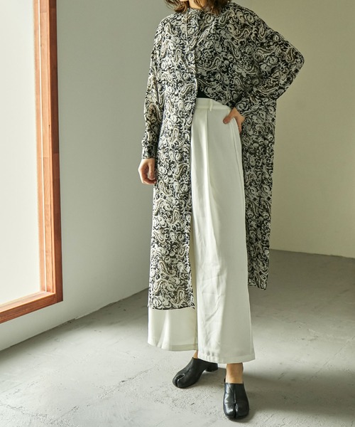 BURBERRYS ベージュ 花柄 ペイズリー柄 シャツワンピース 半袖 BURBERRYS ベージュ 花柄 ペイズリー柄 シャツワンピース 半袖
