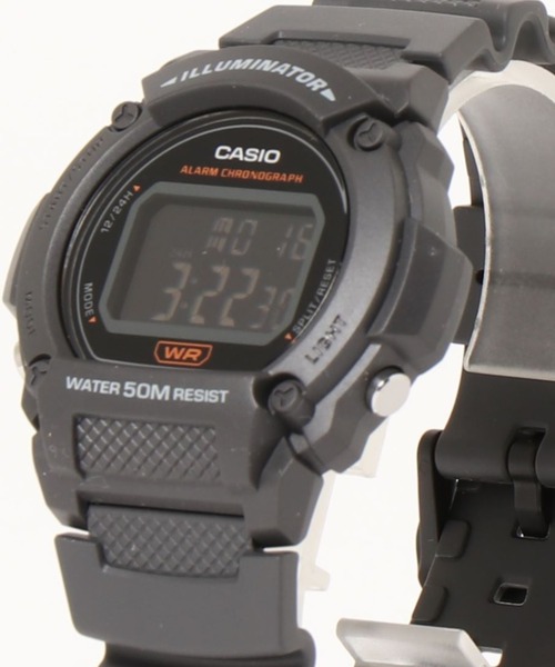 CASIO 腕時計 カシオ/ デジタルウォッチ 樹脂ベルト 5気圧防水 W