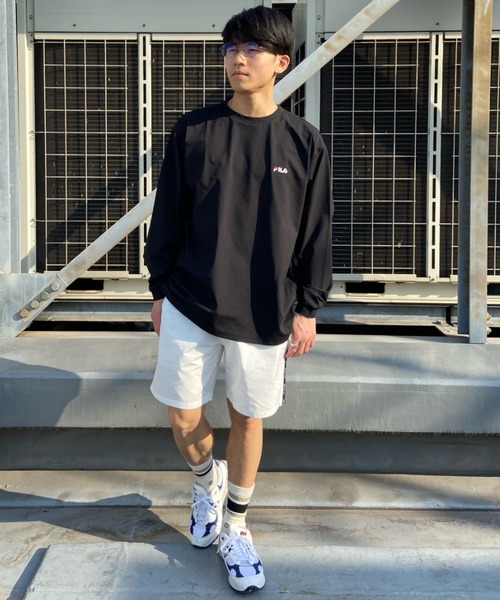 FILA - FILA BE:FIRST JUNON着用分　Mサイズ　グレー 楽天市場】FILA フィラ BE:FIRST コラボ ロンT 着用モデル BMSG