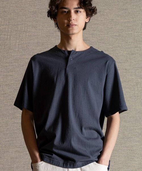 Jackman（ジャックマン） ヘンリーネック tシャツ Henleyneck T-Shirt