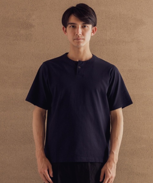 Jackman（ジャックマン） ヘンリーネック tシャツ Henleyneck T-Shirt