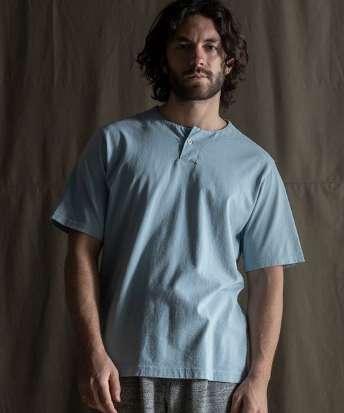 Jackman（ジャックマン） ヘンリーネック tシャツ Henleyneck T-Shirt