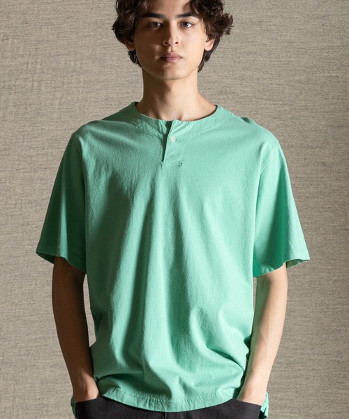Jackman（ジャックマン） tシャツ Henleyneck T-Shirt メンズ
