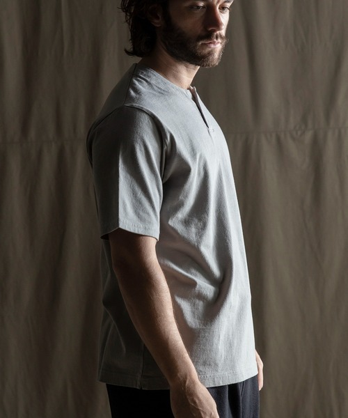 Jackman tシャツ Henleyneck T-Shirt メンズ レディース