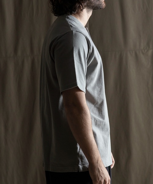 イ*ン様 subculture　HENLEYNECK T-SHIRT　シルバーコ イ*ン様 subculture HENLEYNECK T-SHIRT シルバーコ