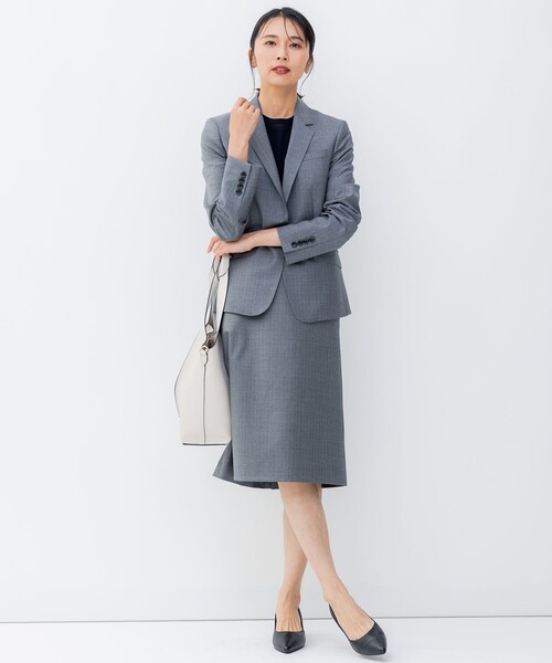 美品　23区　40 セットアップ　ビジネススーツ　ファインネスウール スカート 23区（ニジュウサンク） スカート ファインネスウール タイト スカート