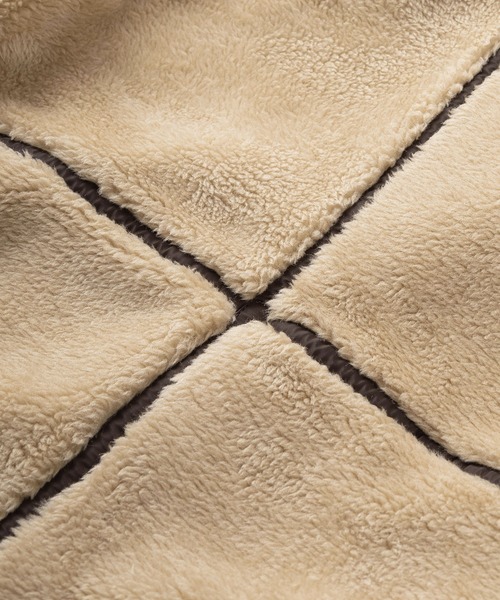 ジャケット ブルゾン 【AVIREX/アビレックス】BOA B-3 / ブランドロゴワッペン ボアフライトジャケット/ボアブルゾン/ビッグシルエット AVIREX/アビレックス BOA ブランドロゴワッペン ray ，メイク