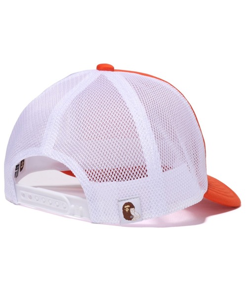 A BATHING APE® トラッカーキャップ レッド/ホワイト 楽天市場】トラッカーキャップ キャップ（カラーレッド）の通販