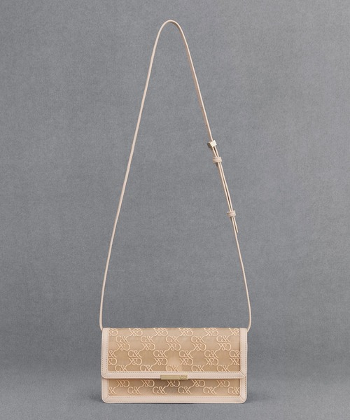 CHARLES ＆ KEITH ショルダーバッグ バッグ メッシュ＆レザー