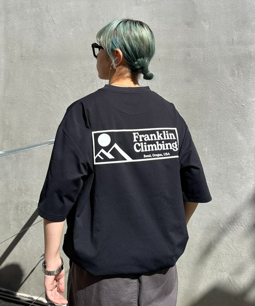 Franklin Climbing tシャツ 「Franklin Climbing」グラフィック