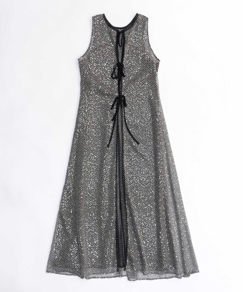 MAISON SPECIAL ワンピース Sequins Maxidresses/スパンコール