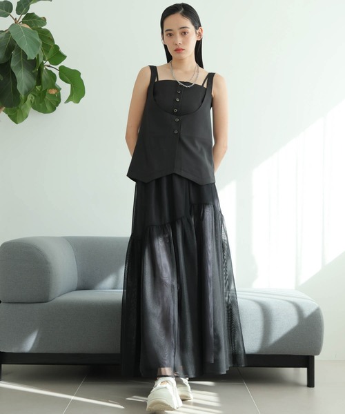 【未使用含む】ハンドメイド ワンピース＆スカート 6点セット LADYMADE（レディメイド） ワンピース レイヤードキャミ×メッシュ