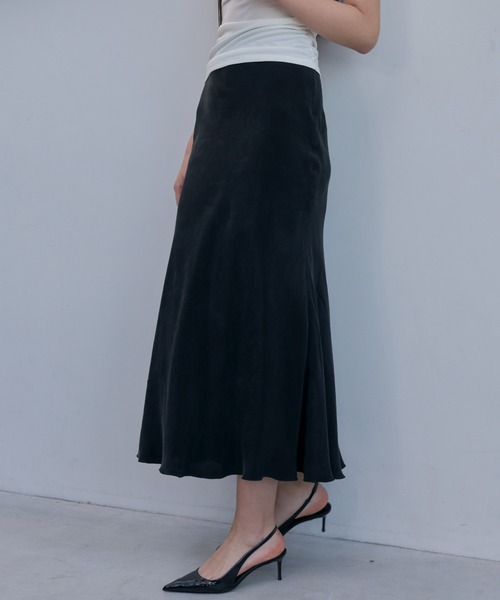 JOSE MOON スカート CUPRA NARROW SKIRT/キュプラナロースカート