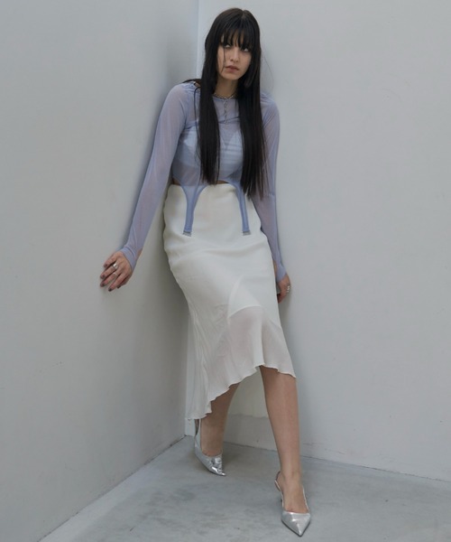 スカート jose moon CUPRA NARROW SKIRT JOSE MOON スカート CUPRA NARROW SKIRT/キュプラナロースカート