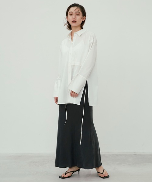スカート jose moon CUPRA NARROW SKIRT JOSE MOON スカート CUPRA NARROW SKIRT/キュプラナロースカート