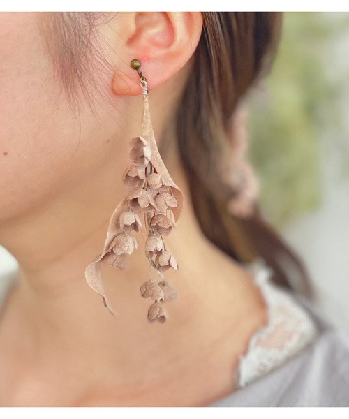 m.soeur（エムスール） ピアス スズランの両耳ピアス レディース